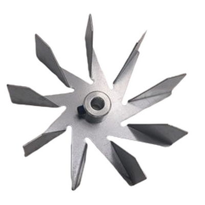 114 mm Diameter Kamfen Fan 9 Blades gegalvaniseerd plaat voor Pellet Stove