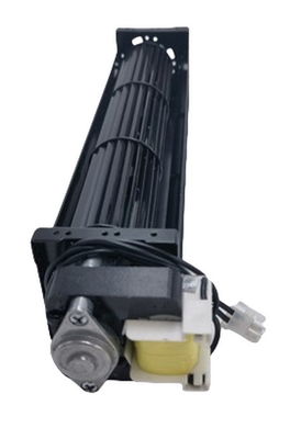 Tangentiële Blower Cross Flow Fan Zwarte elektroforese 120V 60HZ 260mm Voor elektrische oven